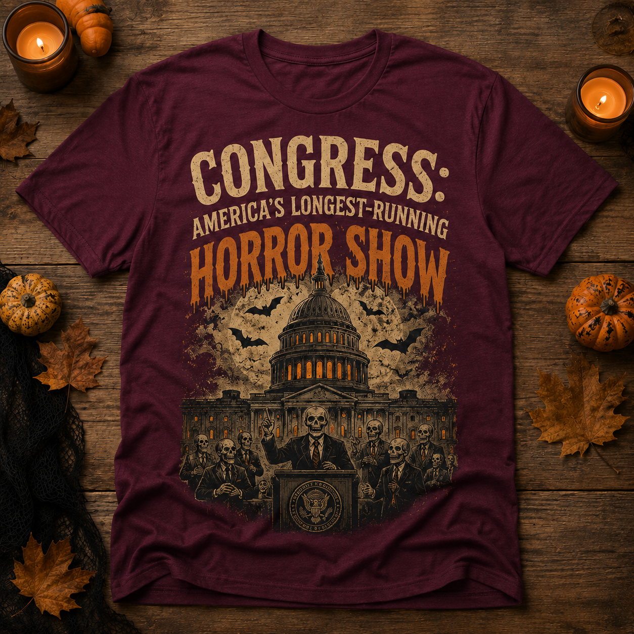Congress America’s Longest-Running Horror Show T-Shirt
